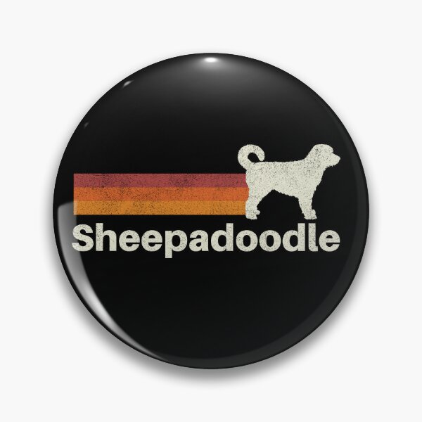 Item preview, Sheepadoodle Dog Vintage Retro Pet Lover designed and sold by rafaeltto.