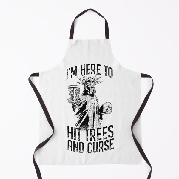 Item preview, I'm Here To Hit Trees And Curse Disc Golf Liberty Skeleton designed and sold by GrandeDuc.