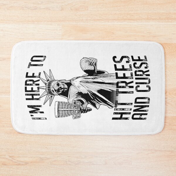 Item preview, I'm Here To Hit Trees And Curse Disc Golf Liberty Skeleton designed and sold by GrandeDuc.