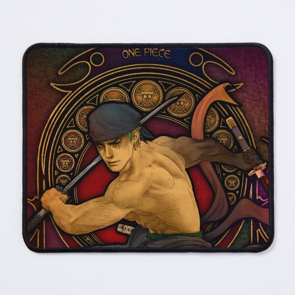 Item preview, FANART Zoro from One Piece in Art Nouveau style 2 designed and sold by AlexaelArtworks.