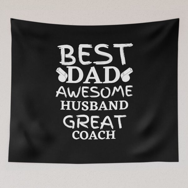 Item preview, Best dad Awesome Husband Great Coach Gift designed and sold by Zilch-o.