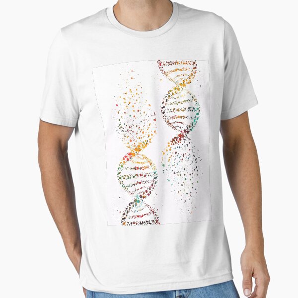 Item preview, DNA, Watercolor Art,Dna double helix genetic Poster designed and sold by robakuobivinsa.