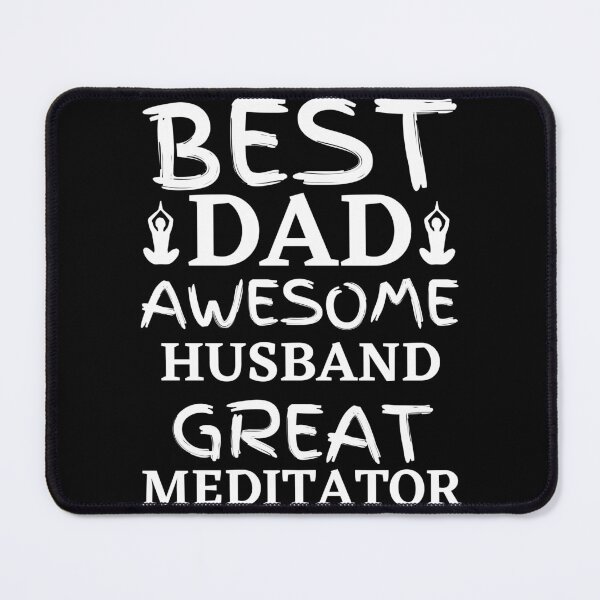 Item preview, Best dad Awesome Husband Great Meditator Gift designed and sold by Zilch-o.