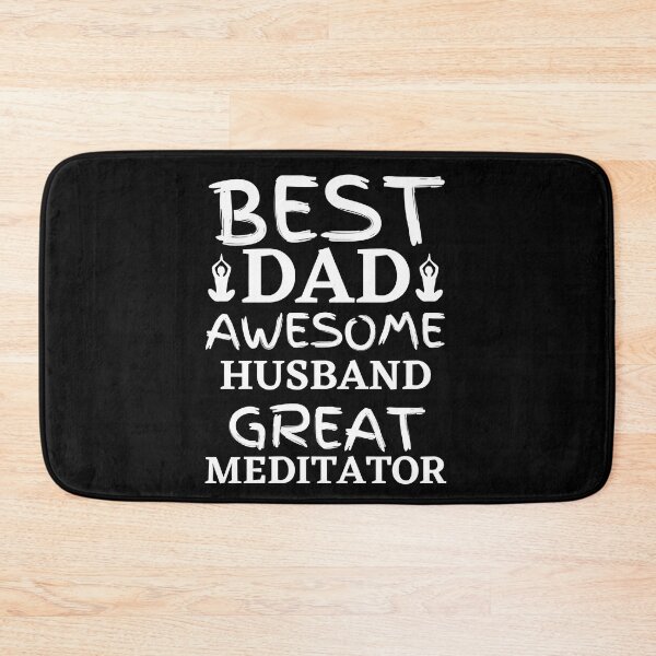 Item preview, Best dad Awesome Husband Great Meditator Gift designed and sold by Zilch-o.