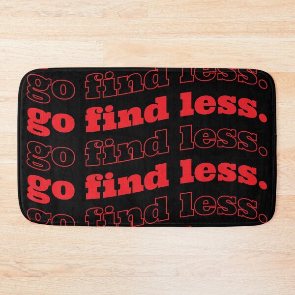 Item preview, Go Find Less Elyse Myers Inspired Design Red Repeating Wave Effect Street Style Typography designed and sold by TheMugsZone.