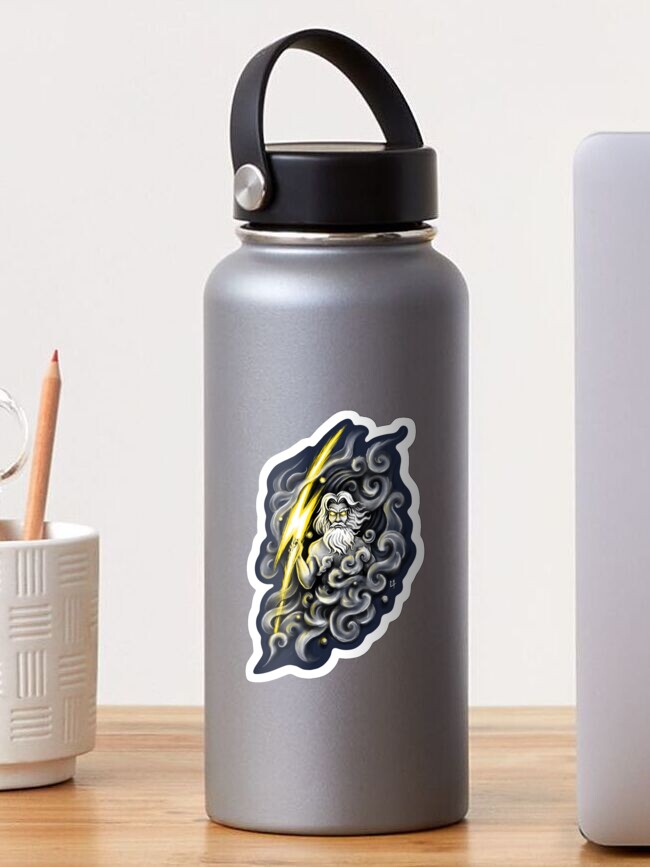 Camp Half-Blood Die Cut Sticker | weatherproof laptop & water bottle  sticker | greek mythology | book lover gift | Zeus, Poseidon, Hades