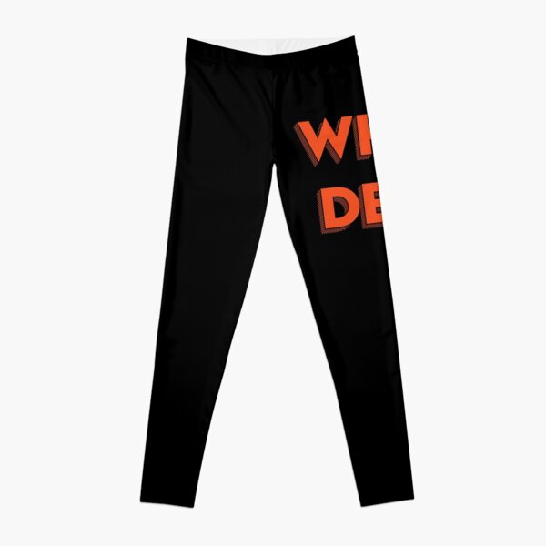 NFL Team Apparel Women's Cincinnati Bengals Black Fraction Leggings