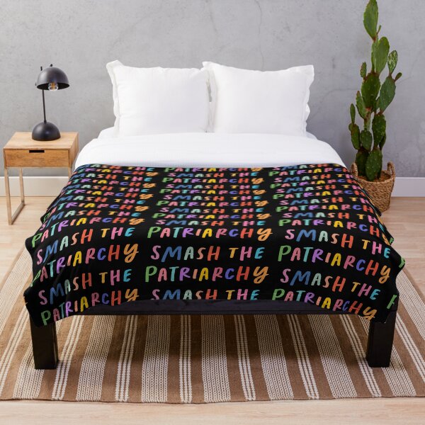 Item preview, Smash the Patriarchy, Feminist, Funny Feminist Gift, Equal Rights, Motivational quotes, rainbow colored calligraphy, designed and sold by DoorandDoor.