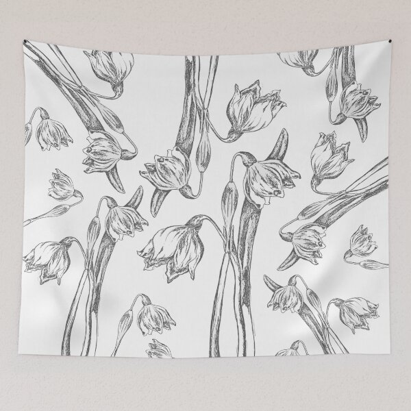 Item preview, Classic Snowdrop Print  designed and sold by London-Fields.