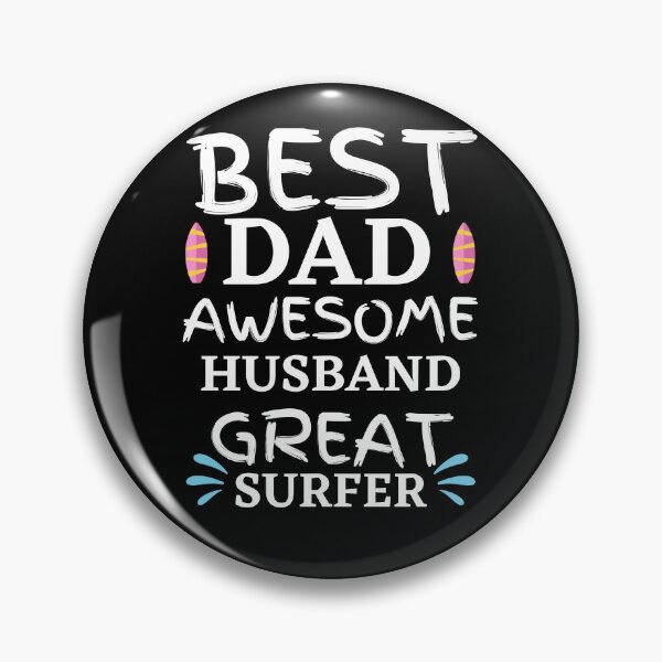 Item preview, Best dad Awesome Husband Great Surfer Gift designed and sold by Zilch-o.