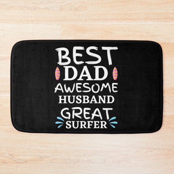Item preview, Best dad Awesome Husband Great Surfer Gift designed and sold by Zilch-o.