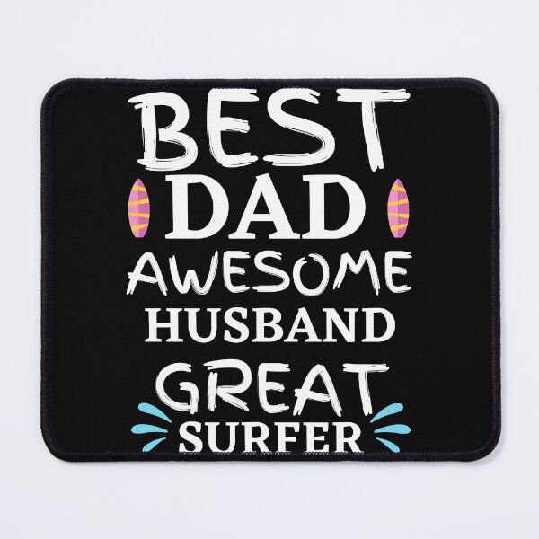 Item preview, Best dad Awesome Husband Great Surfer Gift designed and sold by Zilch-o.