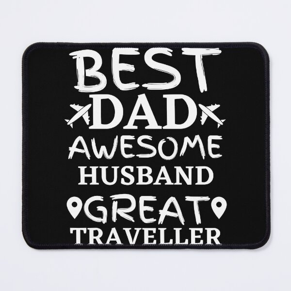 Item preview, Best dad Awesome Husband Great Traveller Gift designed and sold by Zilch-o.