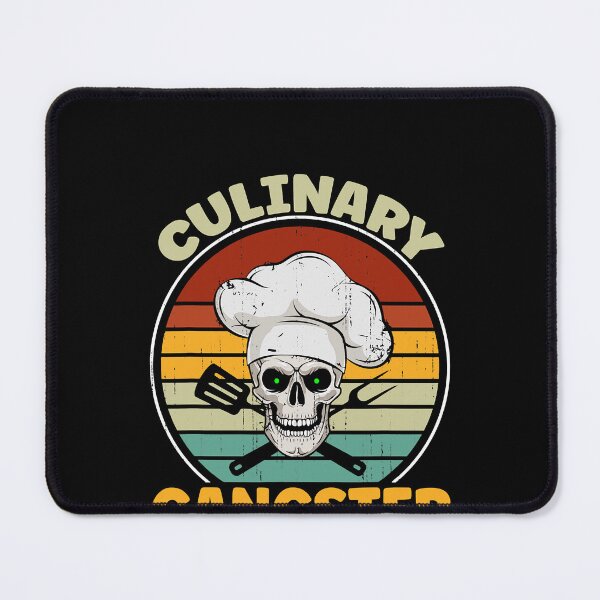 Item preview, Culinary Gangster Funny Retro Vintage Restaurant Cook Chef designed and sold by TARABENNIE01.