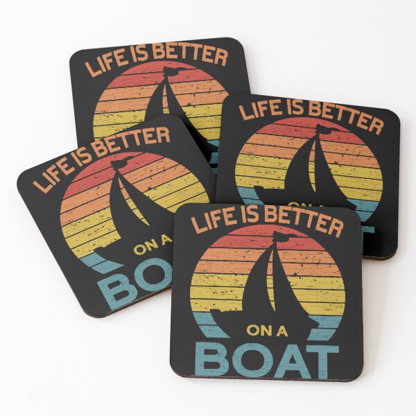 Item preview, Life Is Better On A Boat Captain Boating Nautical designed and sold by Shirtcaesar.