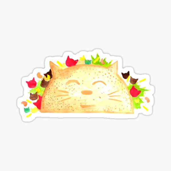 Taco Cat - By Merrin Dorothy Sticker