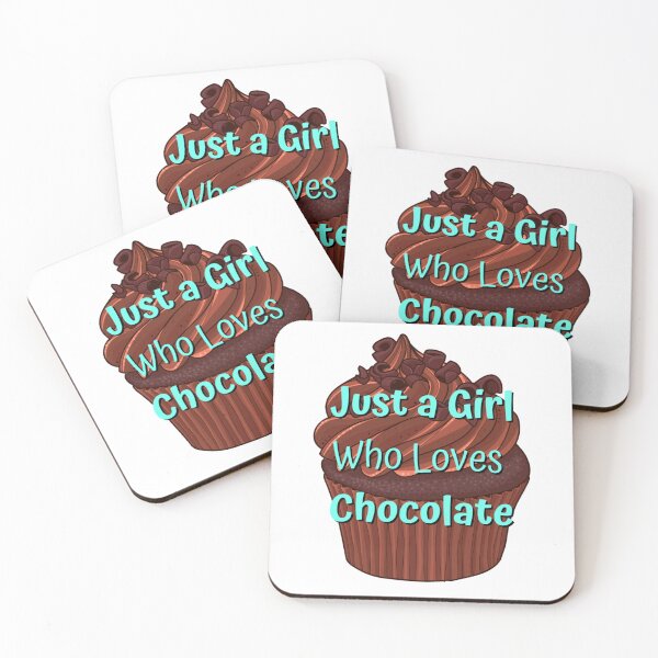 Item preview, Just a Girl Who Loves Chocolate designed and sold by DoodlesnPoodles.