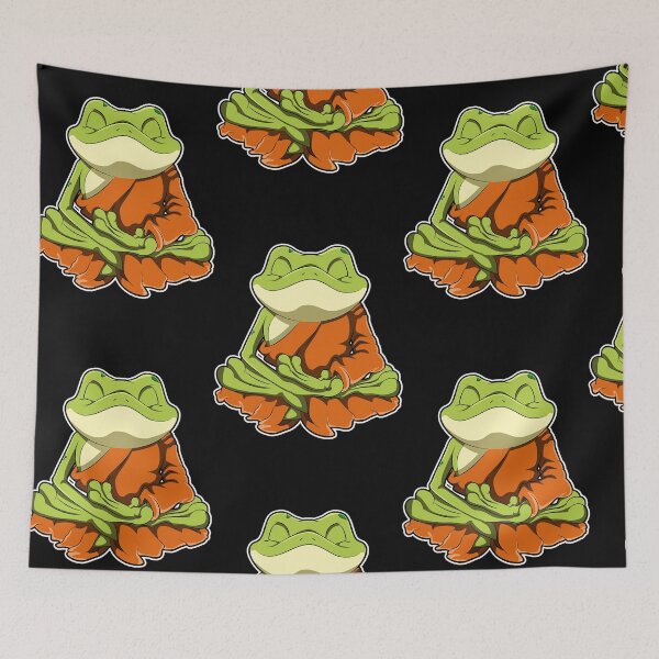 Item preview, Frog at Yoga in Cross-legged  designed and sold by Matthew2743915.