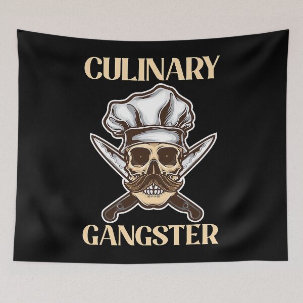 Item preview, Culinary Gangster Funny Restaurant Cook Chef designed and sold by TARABENNIE01.