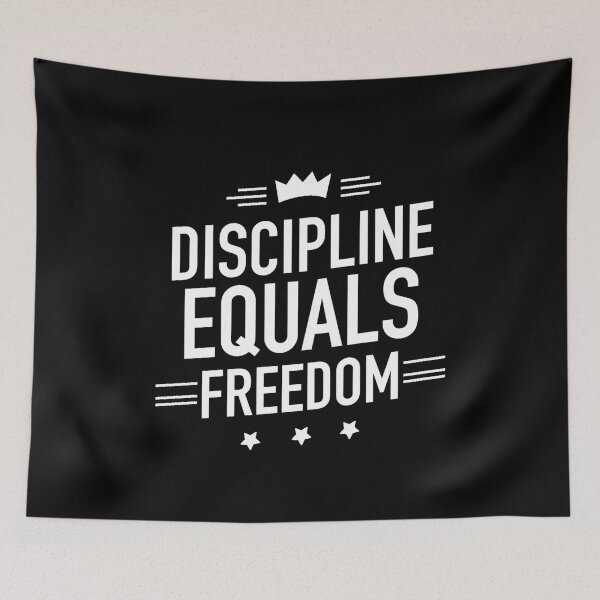 Item preview, Discipline Equals Freedom - Motivational designed and sold by Dip-Art.