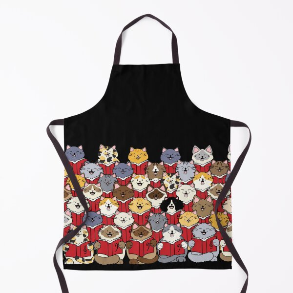 Item preview, Cute Cat Choir Singers - Cartoon Cat Chorus Crowd - Singing Cats designed and sold by Jazznote.