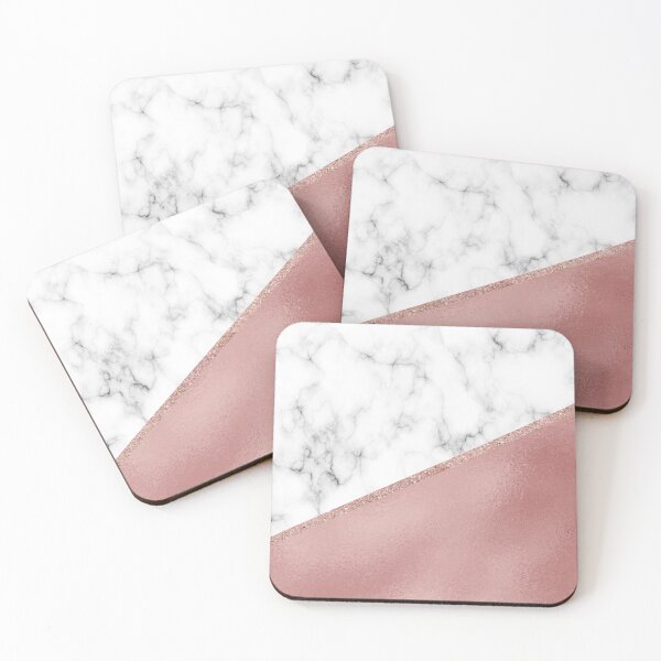 Item preview, Metallic Rose Gold Glitter And Marble  designed and sold by GMM Designs.