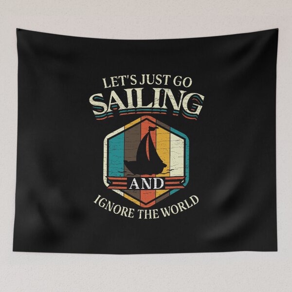 Item preview, Sailboat Retro Vintage Sailing Sailor designed and sold by Shirtcaesar.