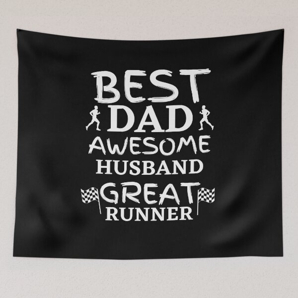 Item preview, Best dad Awesome Husband Great Runner Gift designed and sold by Zilch-o.