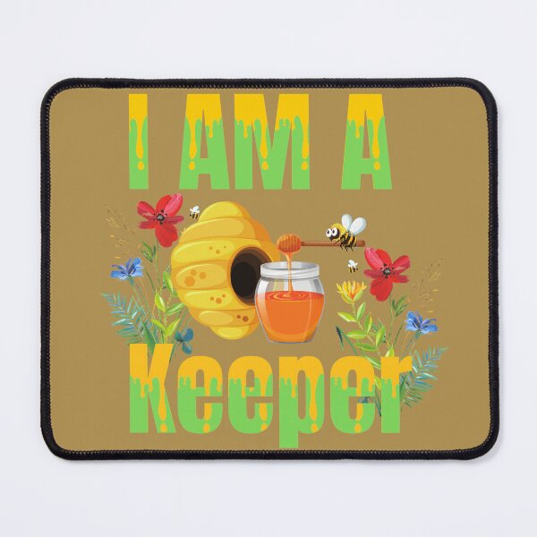 Item preview, funny beekeeper design - I am a keeper designed and sold by dsrdirect.