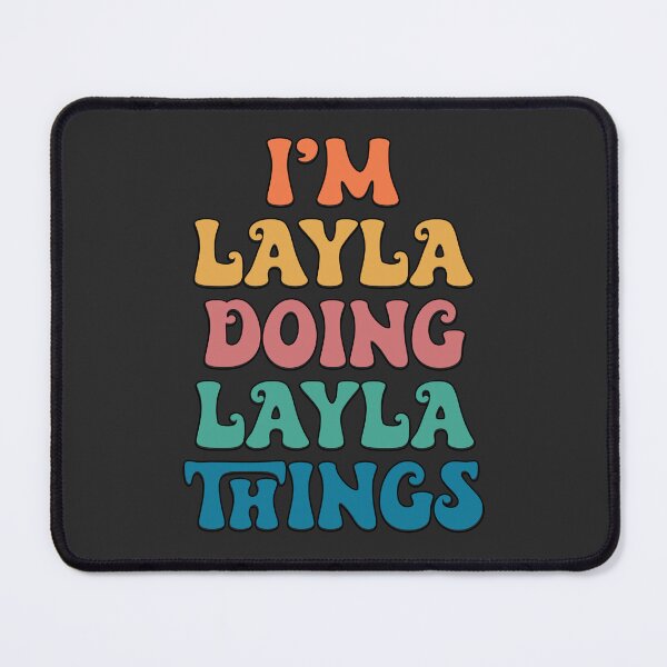 Item preview, Layla Funny Retro First Name designed and sold by Americandude.