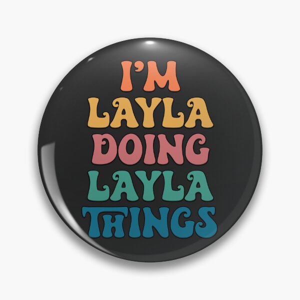 Item preview, Layla Funny Retro First Name designed and sold by Americandude.