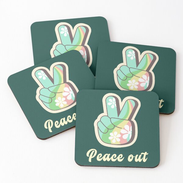 Item preview, Peace Out. Hippie Peace Sign Hand designed and sold by Rebel-Design.