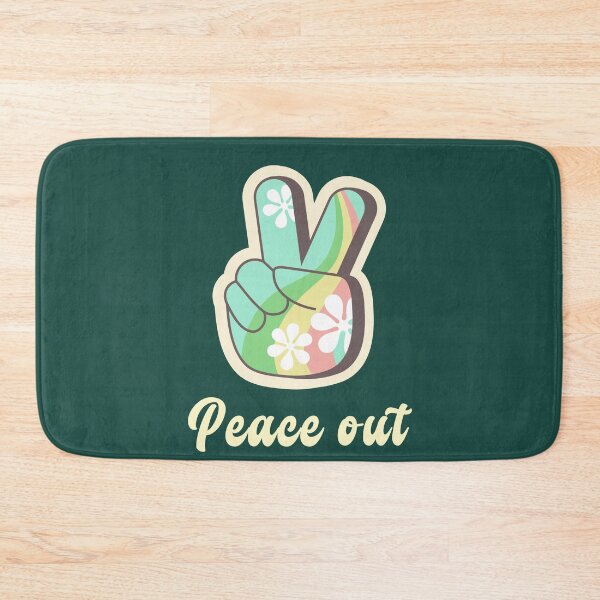 Item preview, Peace Out. Hippie Peace Sign Hand designed and sold by Rebel-Design.