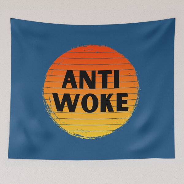 Item preview, Anti Woke - Not Woke - Free Speech - Political designed and sold by MaskedDesigner.