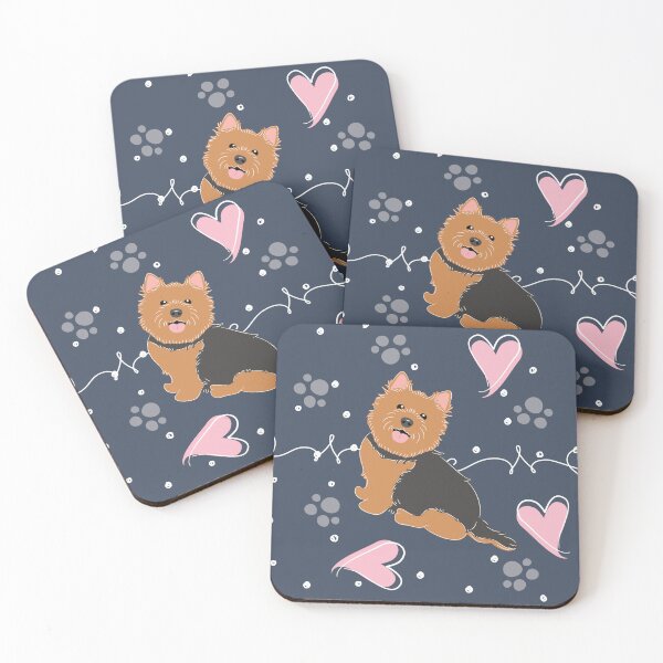 Item preview, LOVE Black Tan Norwich Terrier designed and sold by Lulupainting.