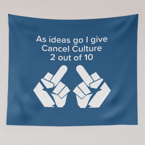 Item preview, As ideas go I give Cancel Culture, Anti Woke Baseball ¾ Sleeve  designed and sold by MaskedDesigner.