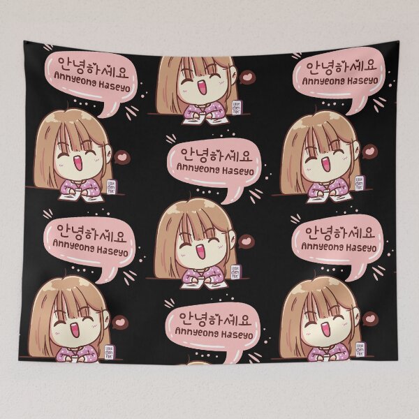 Item preview, Hello ! Annyeonghaseyo - Korean Hangul Alphabet   designed and sold by JennaRa8809742.