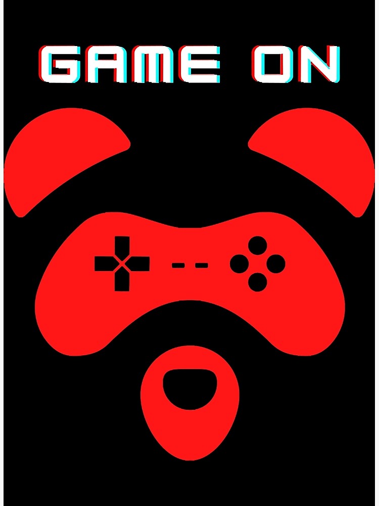 "Gaming red panda gamer " Poster for Sale by Brandon4245447 Redbubble