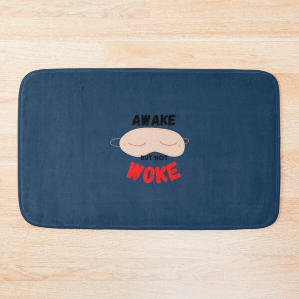 Item preview, Eye mask Awake but not woke  Awake but not woke    designed and sold by MaskedDesigner.