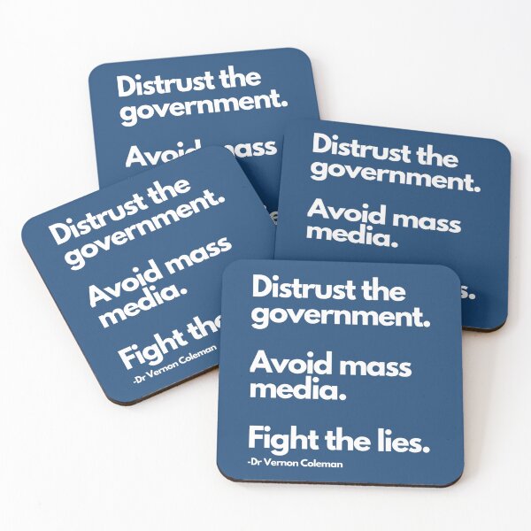 Item preview, Don’t Trust The Government  Active  designed and sold by MaskedDesigner.