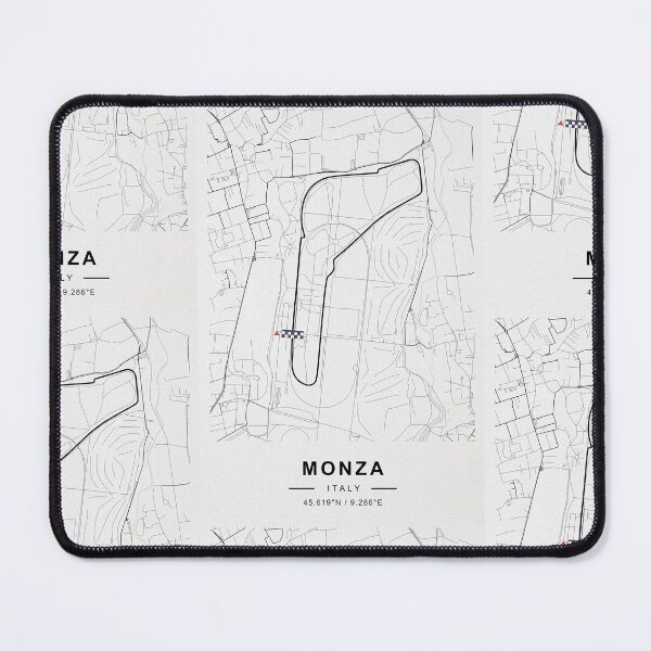 Item preview, Haas F1 Team Monza Italy Map Tshirt designed and sold by nanwy.