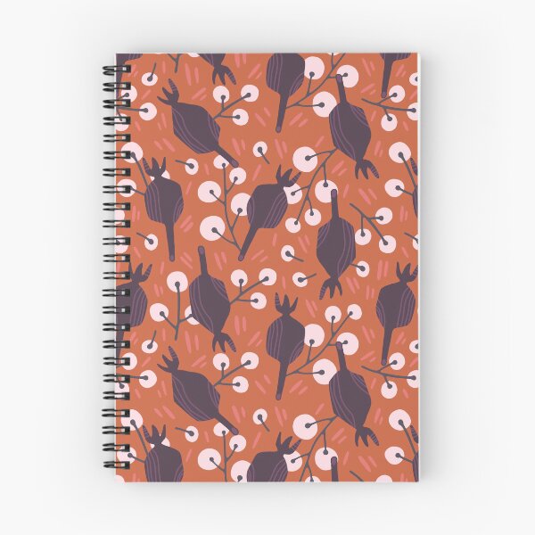 Item preview, Dark rosehip berries on a terracotta red background designed and sold by NataKutyavina.