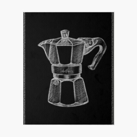 The Italian Moka pot, Leonardo Da Vinci sketch Art Board Print for Sale by  Bepslabor