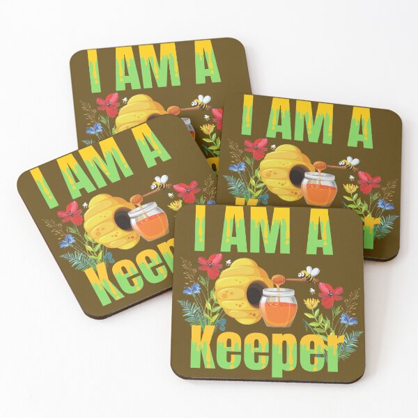 Item preview, funny beekeeper design - I am a keeper designed and sold by dsrdirect.