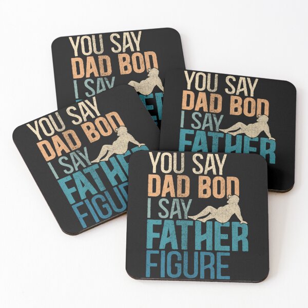 Item preview, Dad Bod Father Figure funny Vintage  designed and sold by Dolphin Graphic.