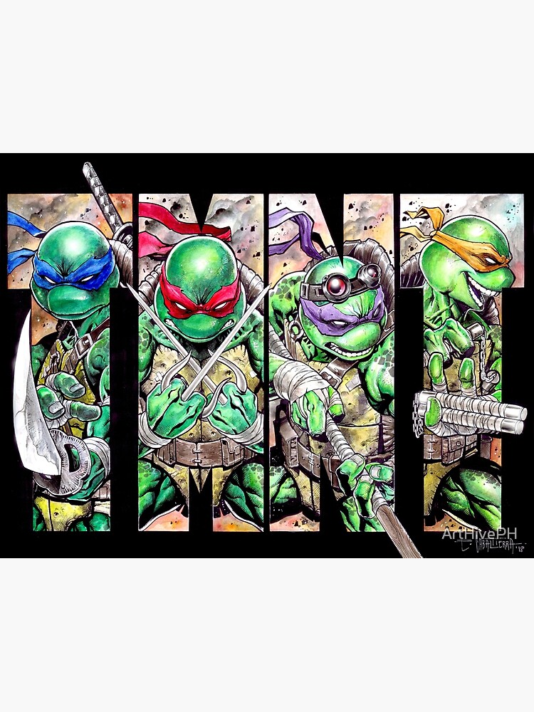 TMNT Teenage Mutant Ninja Turtles Wall Art Print 