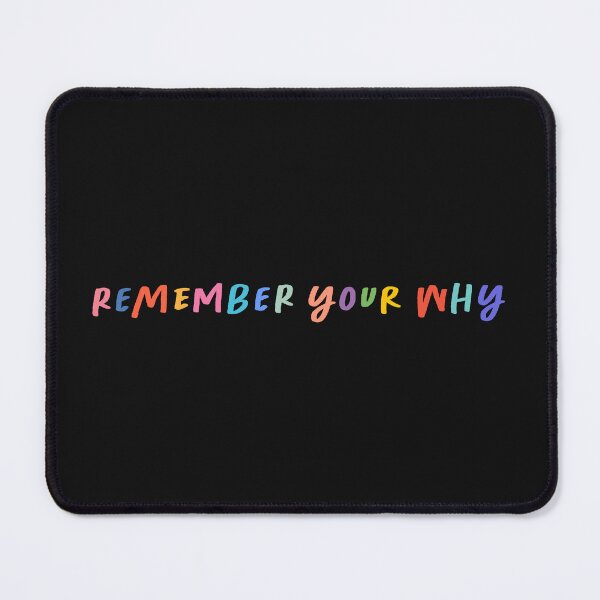 Item preview, Remember Your Why, Motivational Quote, Quote Sticker, motivational tumbler stickers, designed and sold by DoorandDoor.