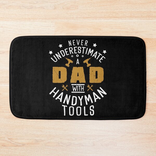 Item preview, Never Underestimate A Funny Handyman Repairman Humor Lover designed and sold by StrongShirts.