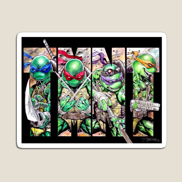 Vista previa del artículo con la obra «TMNT», diseñado y vendido por ArtHivePH.