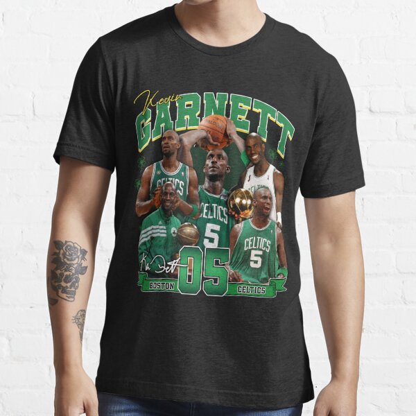 Kevin Garnett The Big Ticket Boston Basketball Legend Signature Vintage  Retro 80s 90s Bootleg Rap Style Essential T-Shirt for Sale by  EllenMitchell